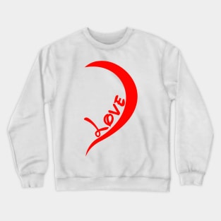 half heart Crewneck Sweatshirt